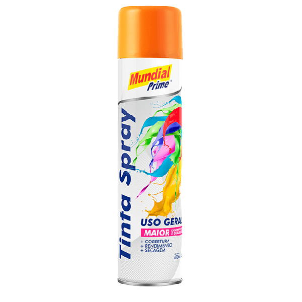Tinta Spray Laranja 400ml Prime