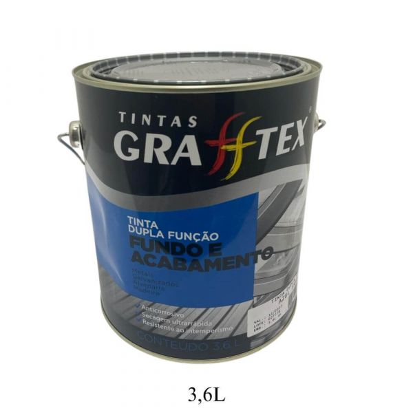 Tinta Brilhante Vermelho Massey Dupla Função 3,6L Grafftex