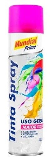 Tinta Spray Luminoso Pink 400ml 3197 LPI Mundial Prime