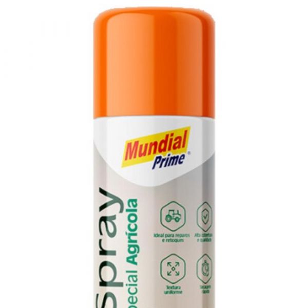 Tinta Spray Agrícola 400ml Laranja Mundial Prime