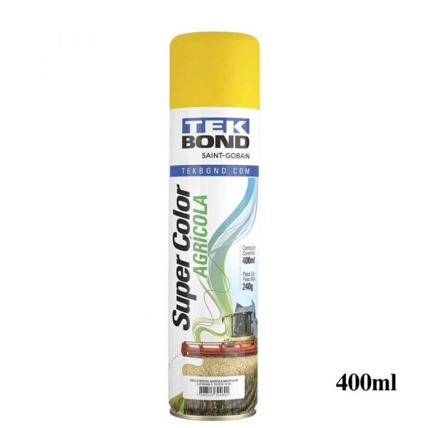 Tinta Spray Agrícola Amarelo 400ml Tekbond