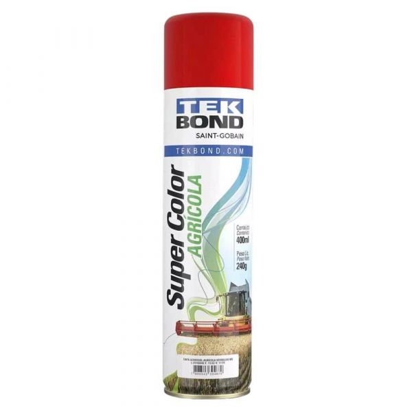 Tinta Spray Agrícola Vermelho 400ml Tekbond