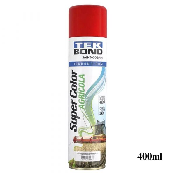 Tinta Spray Agrícola Vermelho 400ml Tekbond