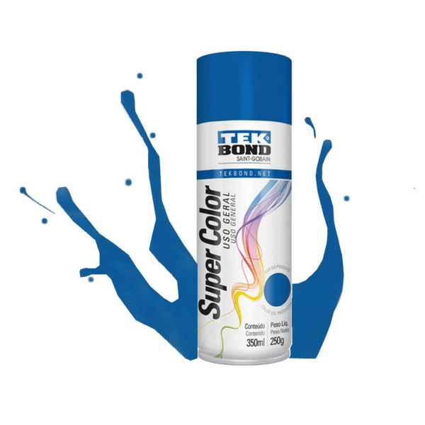Tinta Spray Azul 350ml Tek Bond