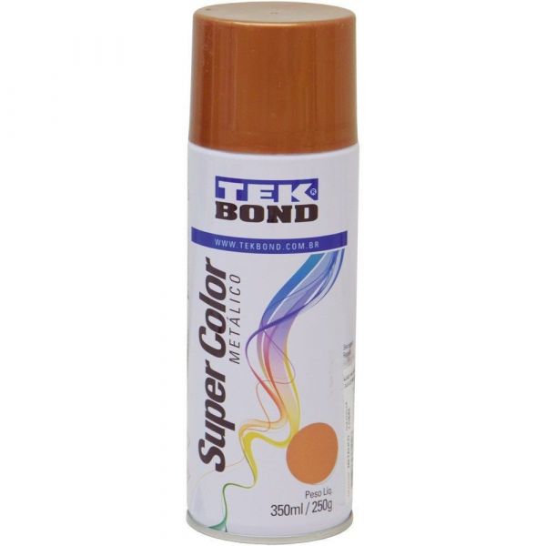 Tinta Spray Cobre Metalico 350ml Tek Bond