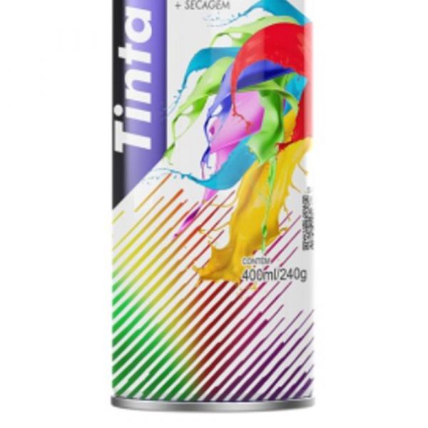 Tinta Uso Geral Preto Semi Brilho 400ml Mundial Prime