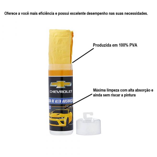 Toalha De Alta Absorção 66X43cm Chevrolet GM9501 Western