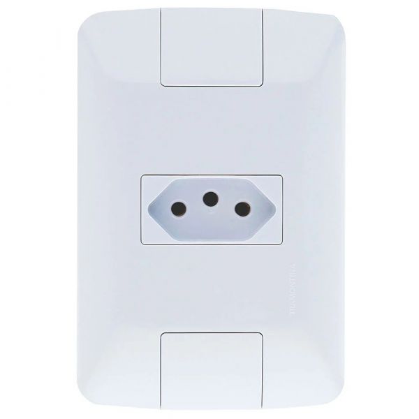 Tomada 2P+T 20 A 250 V Aria Branco Tramontina
