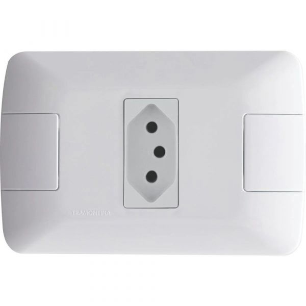 Tomada 2P+T 20 A 250 V Aria Branco Tramontina