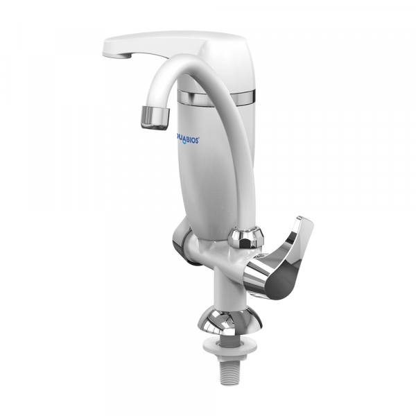 Torneira Branca Cromada Acquabios