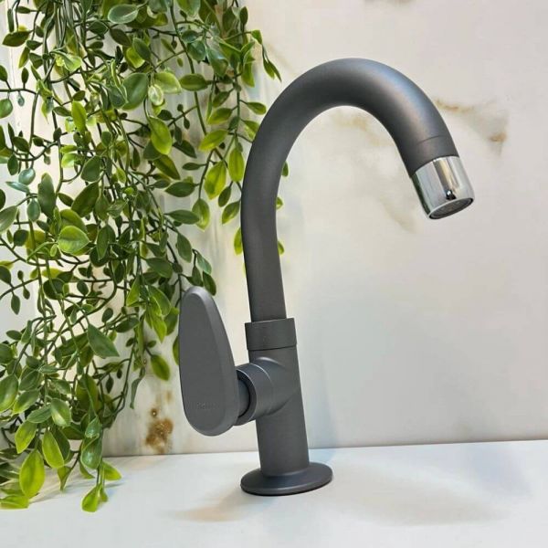 Torneira de Mesa com Bica Alta para Banheiro Allure Viqua