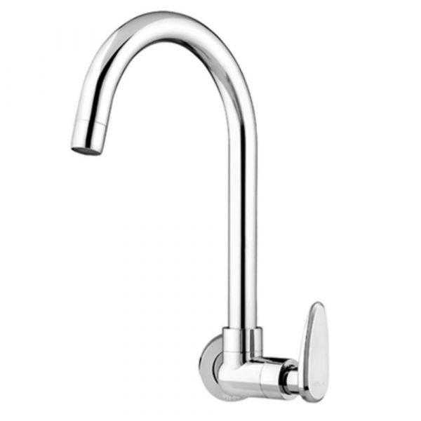 Torneira de Parede com Bica Móvel Cromado Allure para Cozinha Viqua