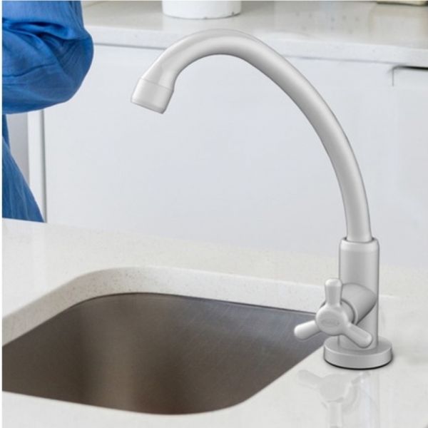 Torneira para Banheiro de Mesa Vienna Convencional Branca Durin