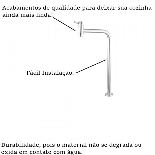 Torneira para Bancada Vernazza 1/2