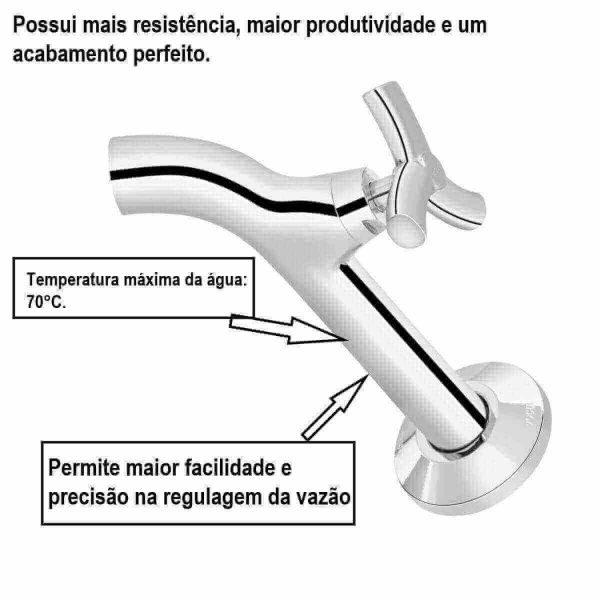 Torneira Para Cozinha De Parede 1/2
