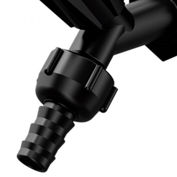 Torneira Plástica Para Jardim 1/2 - 3/4 Pol. Preta Viqua