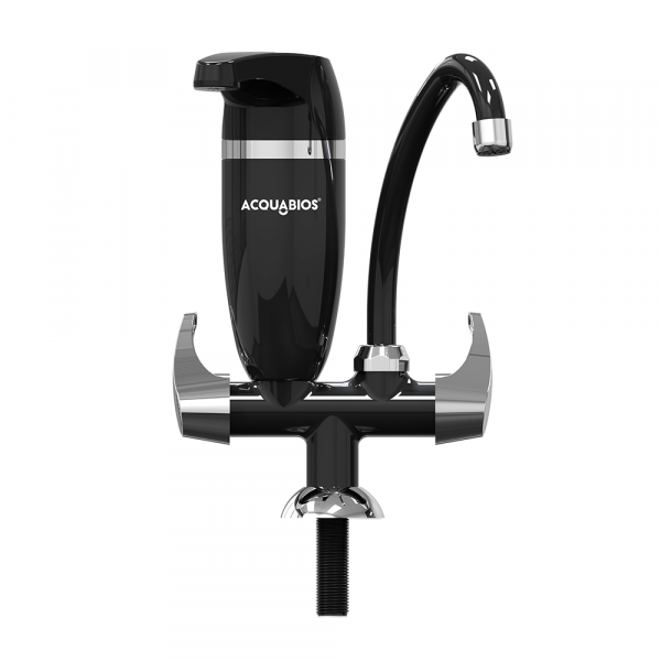 Torneira Preta Cromada Acquabios