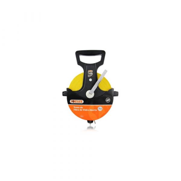 Trena De Fibra De Vidro Aberta 100mt Foxlux