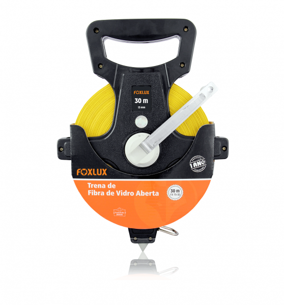 Trena De Fibra De Vidro Aberta 30mt Foxlux