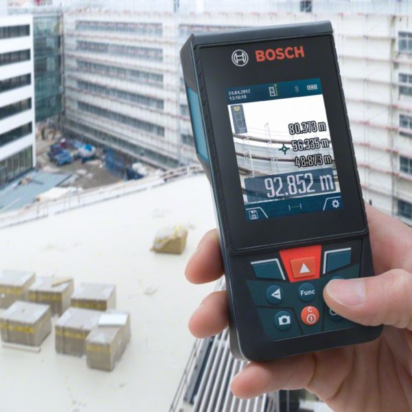 Trena Laser Bosch GLM 120 C alcance 120m com Bluetooth