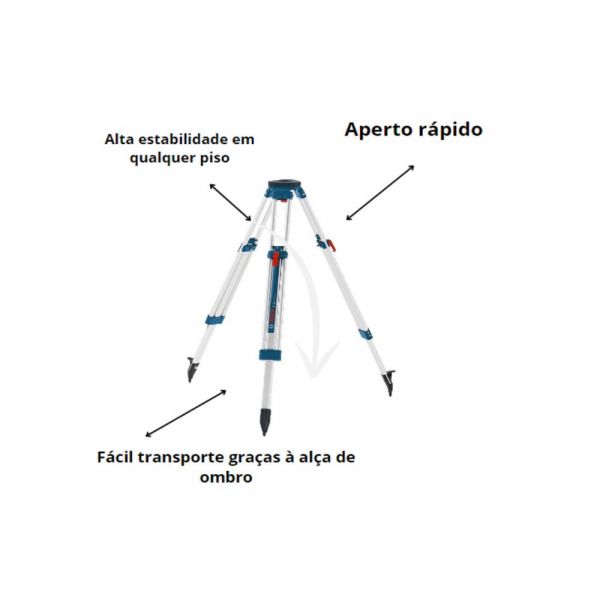 Tripé Para Nível BT 160 Bosch