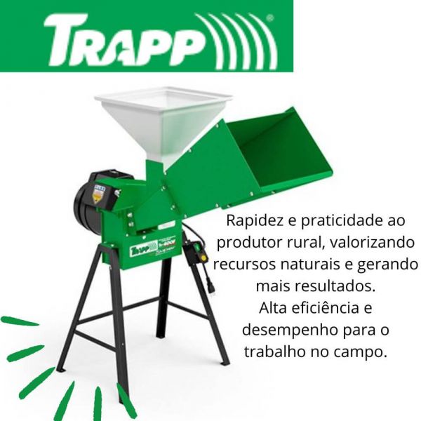 Triturador TRF-400F 3cv Trapp