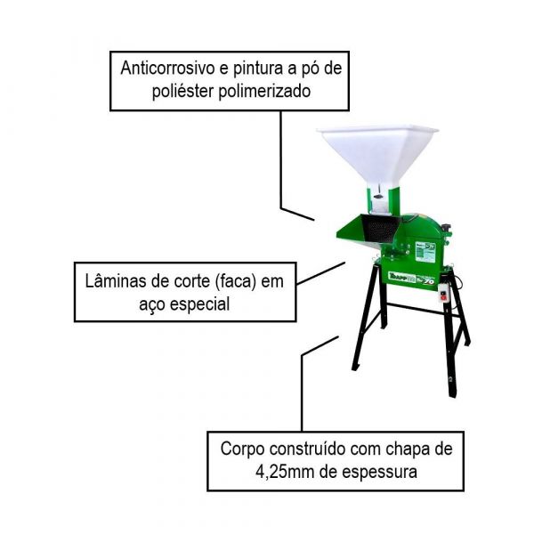 Triturador TRF-70 1,5cv Trapp