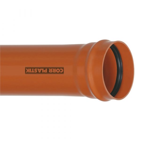 6 Metros de Tubo Coletor Ocre JEI DN300 Corr Plastik