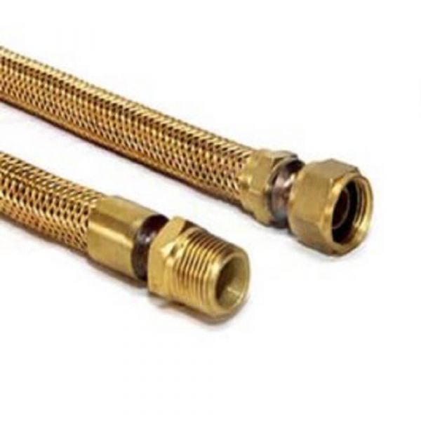 Tubo Flexível Em Tomback Para Gás ½” 1000MM Haenk