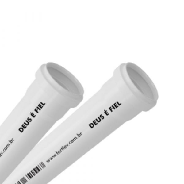 Tubo para Esgoto Serie Normal 6 Metros DN-100 Fortlev