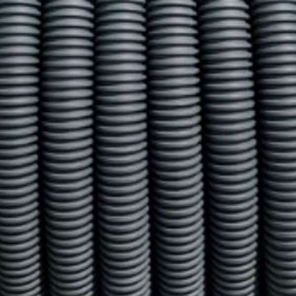 1 Metro de Tubo Pead para Drenagem Kanadren SW DN110 Cinza Kanaflex