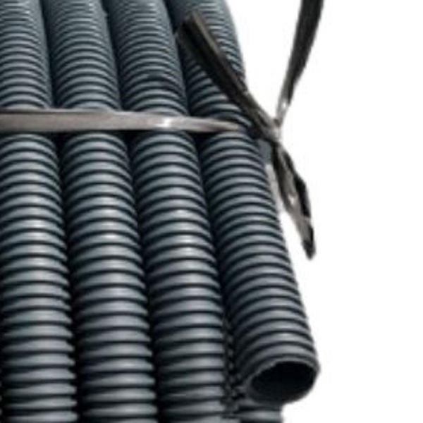 1 Metro de Tubo Pead para Drenagem Kanadren SW DN110 Cinza Kanaflex