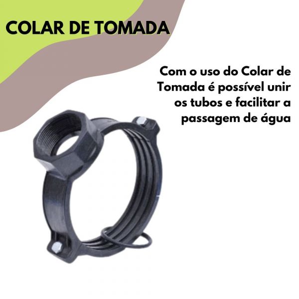 Colar De Tomada 100mmx1