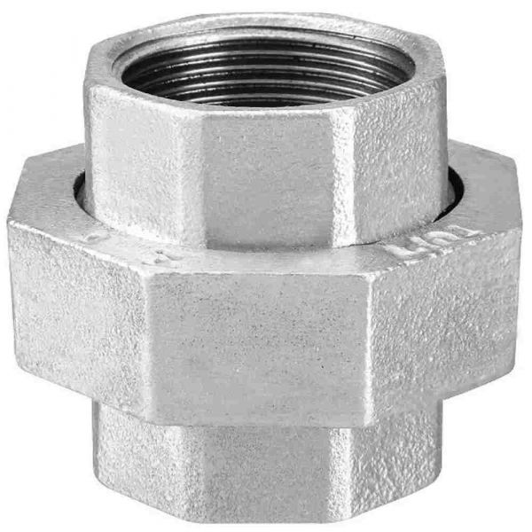 União Galvanizada com Assento Plano 1.1/4