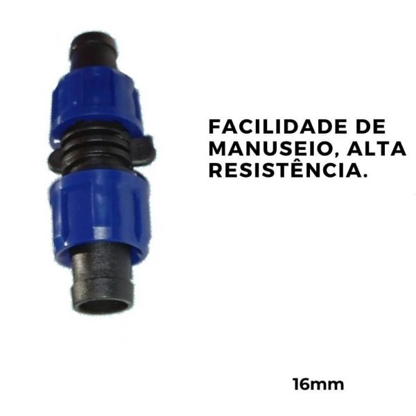 União Para Cinta Gotejadora Com Travas 16mm RSB