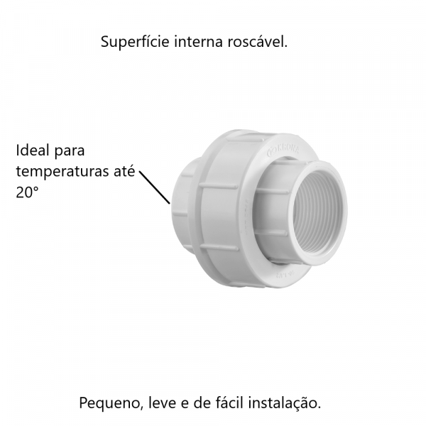 União Roscável 3/4