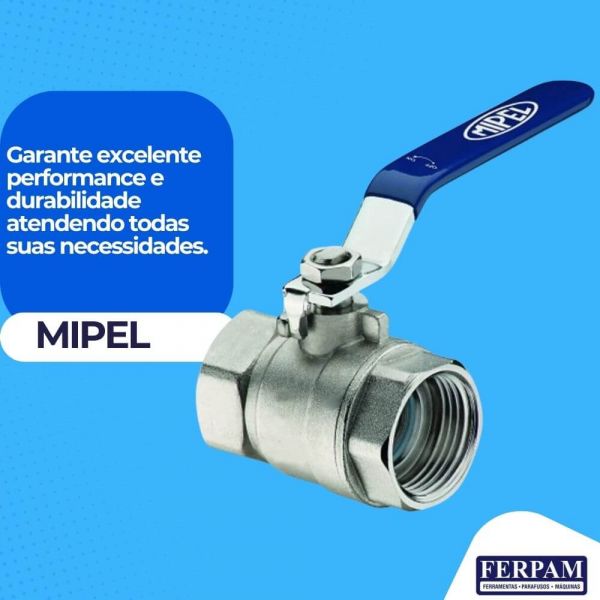 Válvula De Esfera Monobloco 1” 435 Psi PN30 Mipel