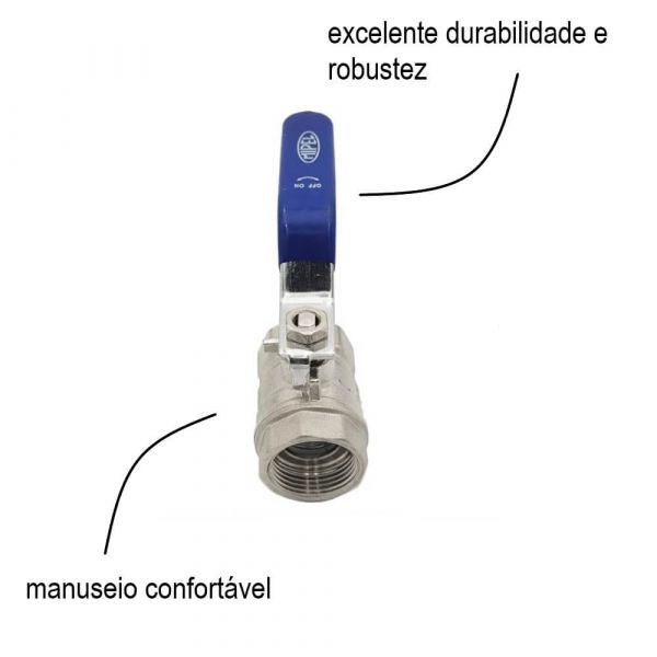 Válvula de Esfera Monobloco 2.1/2” 435 Psi Mipel