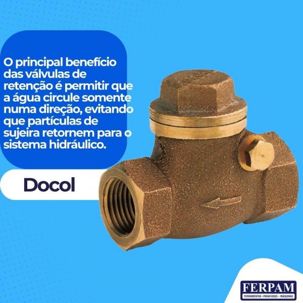 Válvula de Retenção Horizontal 2.1/2” Docol