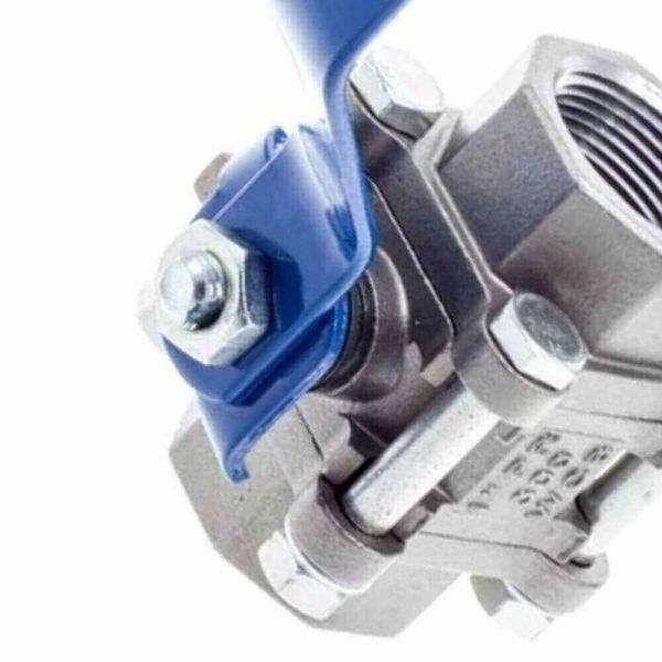 Válvula Esfera Tripartida 2.1/2” PP PN30 Mga