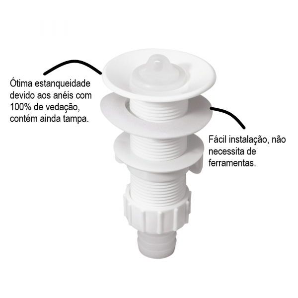 Válvula para Lavatório e Tanque V7 Durin