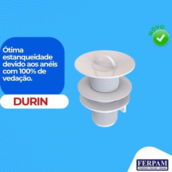 Válvula Plástica Para Lavatório e Tanque Durin