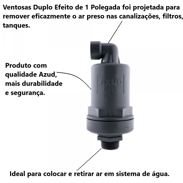 Válvula Ventosa Duplo Efeito ARV-1