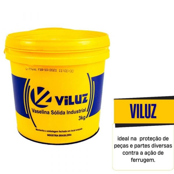 Vaselina Sólida 3Kg Viluz