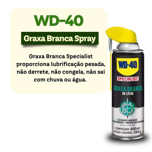 Graxa Branca Spray 400ml WD-40