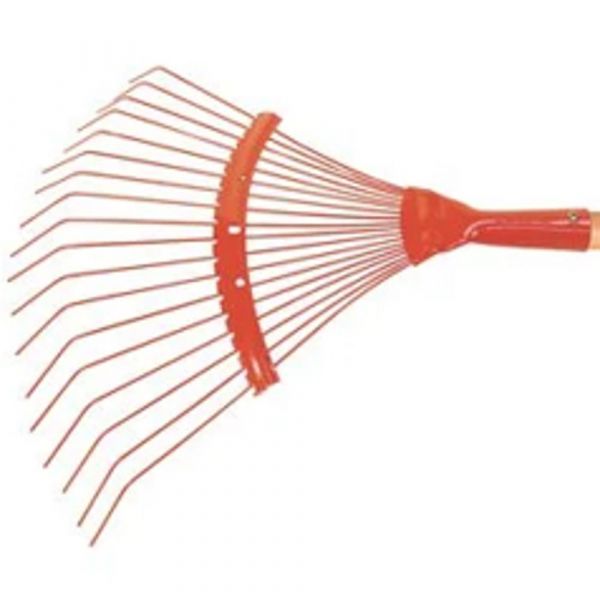 Vassoura Metálica com 18 Dentes e Cabo de Madeira 120 cm Tramontina