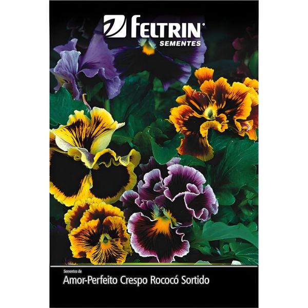 Semente Flor Amor Perfeito Sortido 100 MG Feltrin