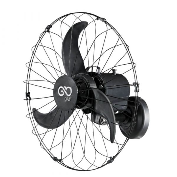 Ventilador de Parede 60cm Preto V60 Giratório Bivolt Goar