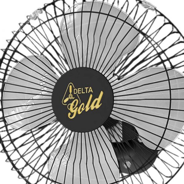Ventilador de Parede Ventura Gold Bivolt Preto 50 cm Venti-Delta
