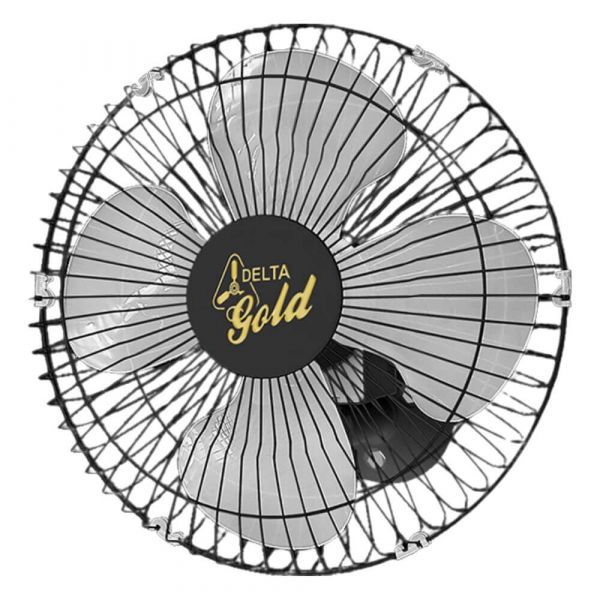Ventilador de Parede Ventura Gold Bivolt Preto 50 cm Venti-Delta